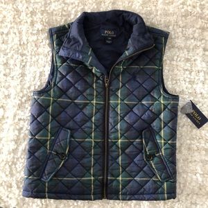 Plaid POLO by Ralph Lauren quilted vest